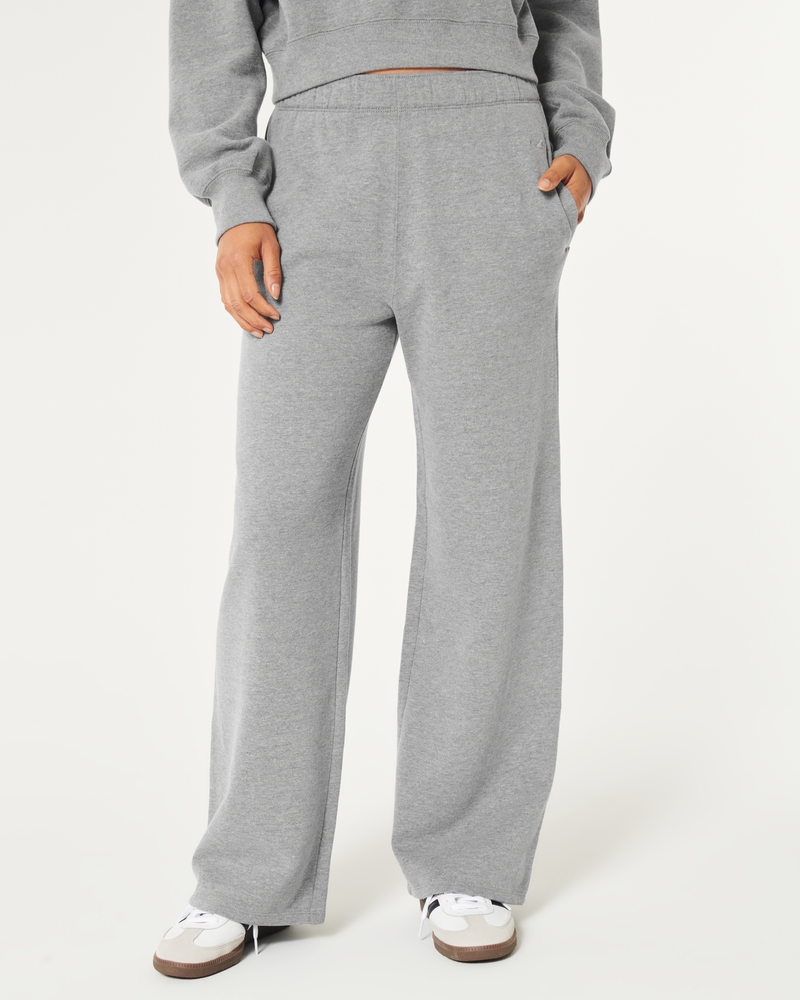 Hollister Wide-leg Sweatpants Gray Size XS - $22 (50% Off Retail) - From  Adeline