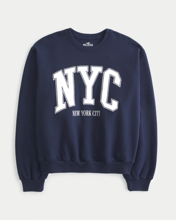 Hollister deals navy sweatshirt