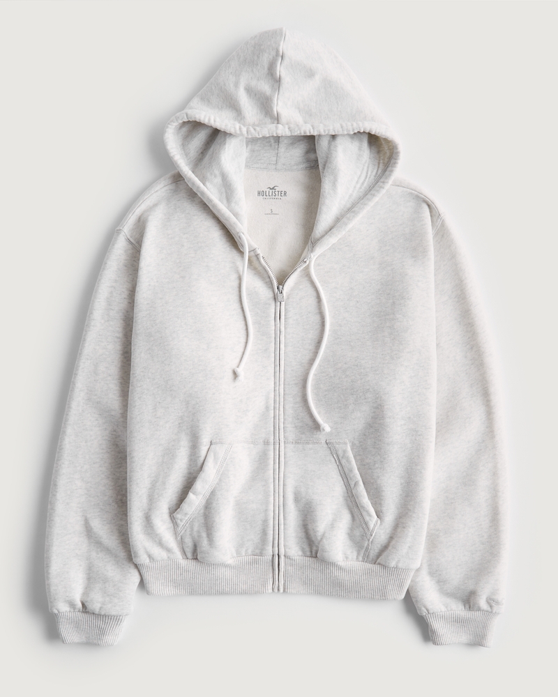 Women's Sherpa-Lined Full-Zip Hoodie Women's Clearance