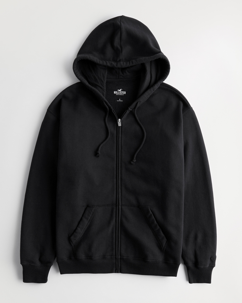 Hollister zip shop up hoodie