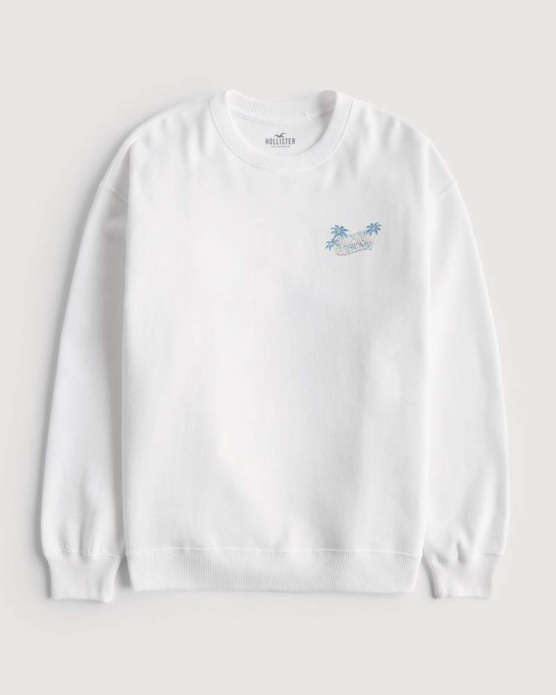 Women's Oversized Retro Miami Graphic Sweatshirt | Women's Clearance |  HollisterCo.com