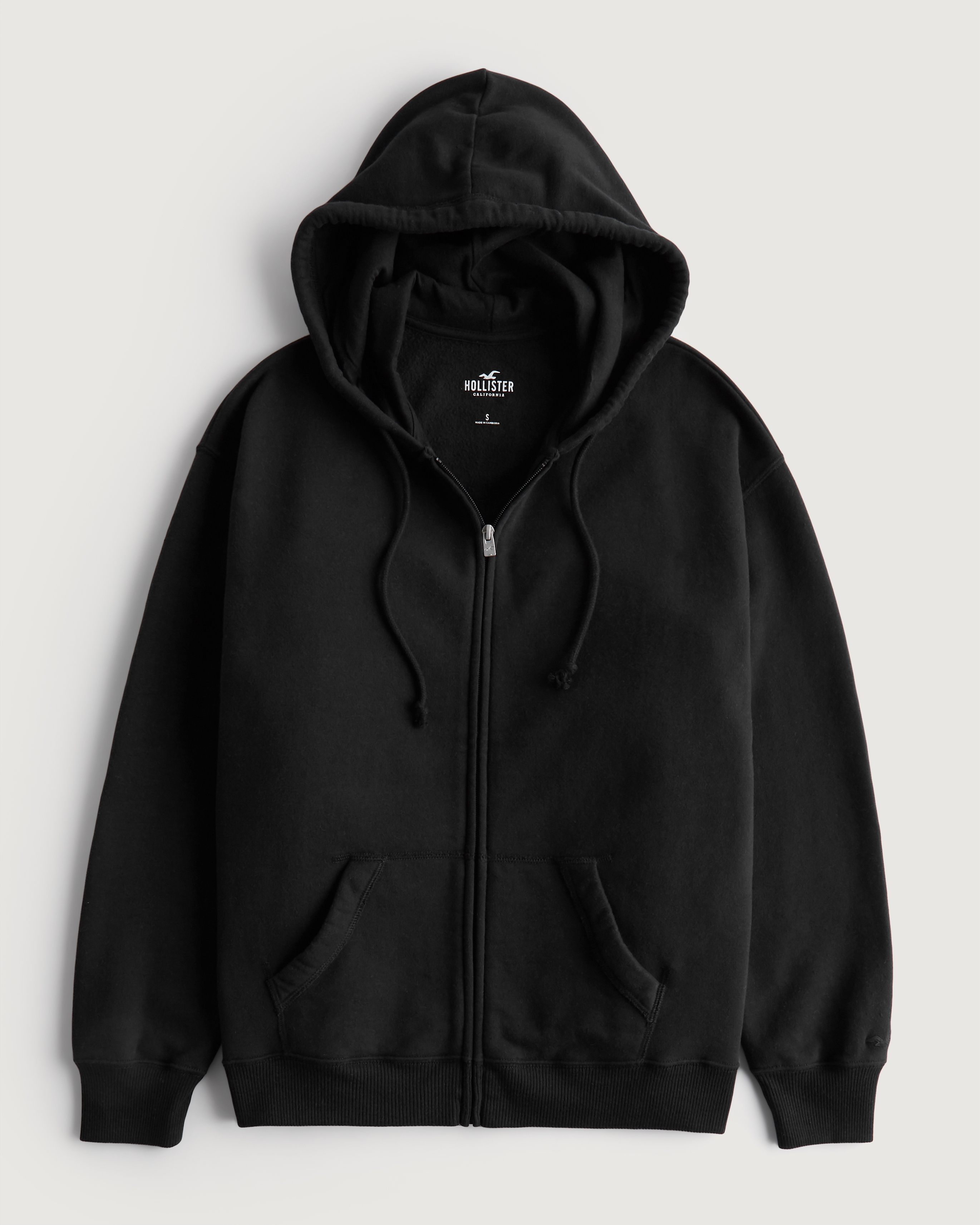 Hollister Mens Full Zip Hoodie 