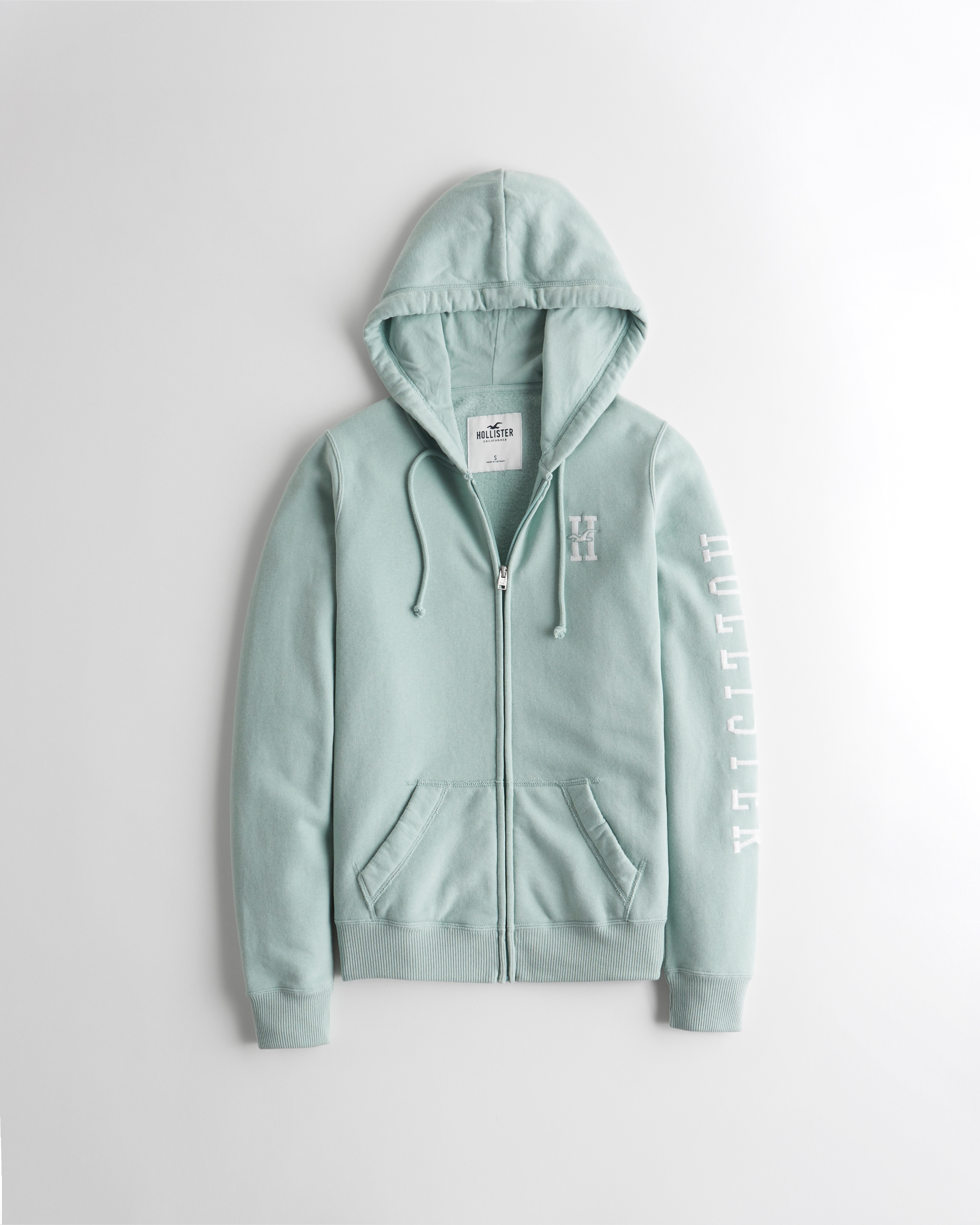 baby blue hollister hoodie
