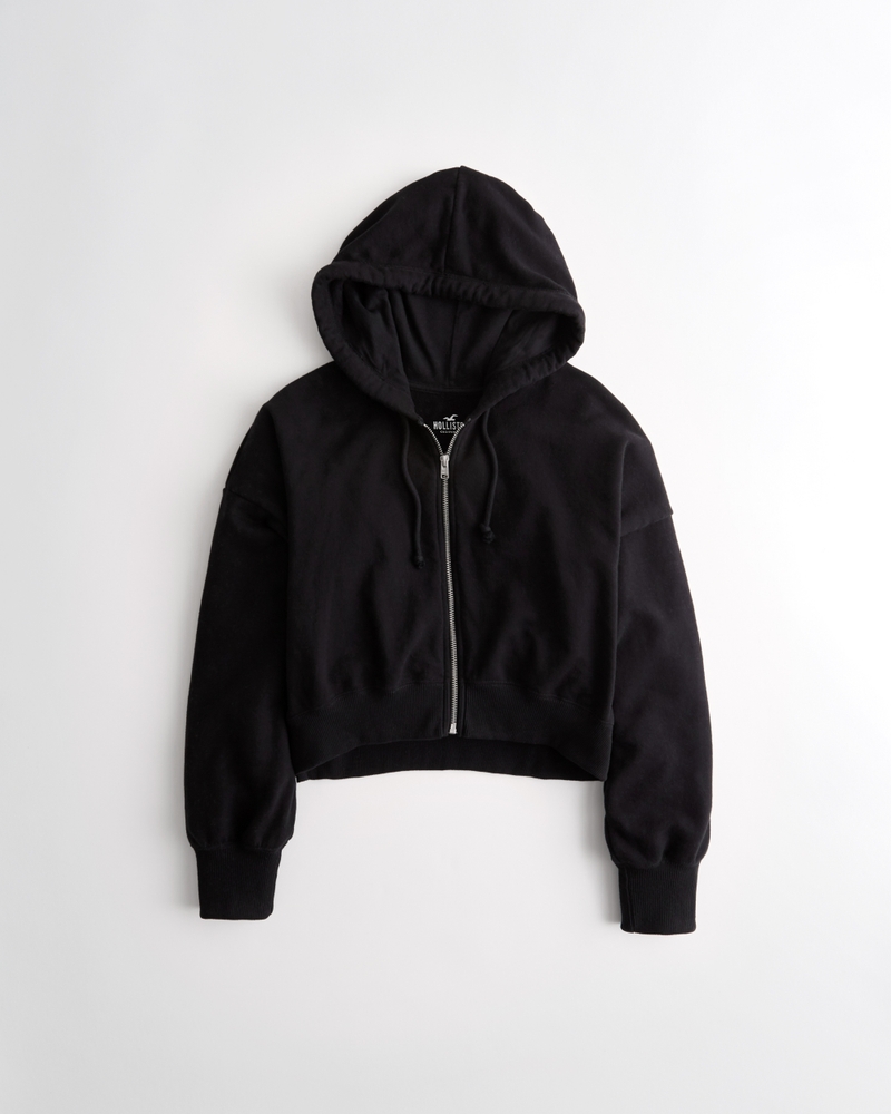 Crop Full Zip Hoodie