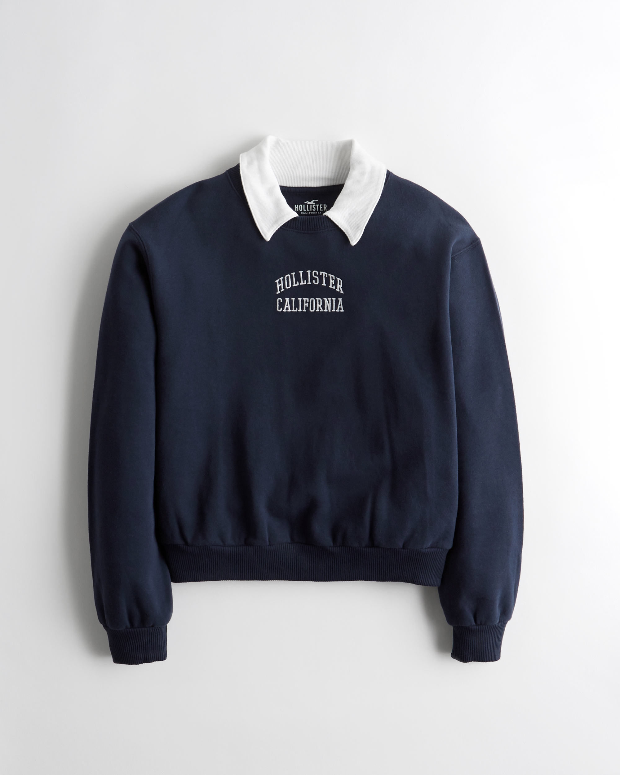 sweatshirt with collar