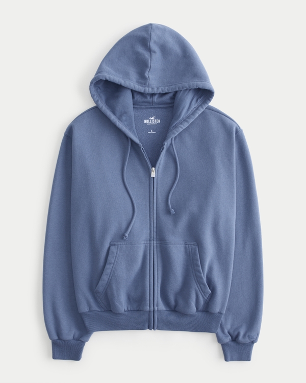 Hollister Hoodie Size Small  Hollister hoodie, Light blue hoodie