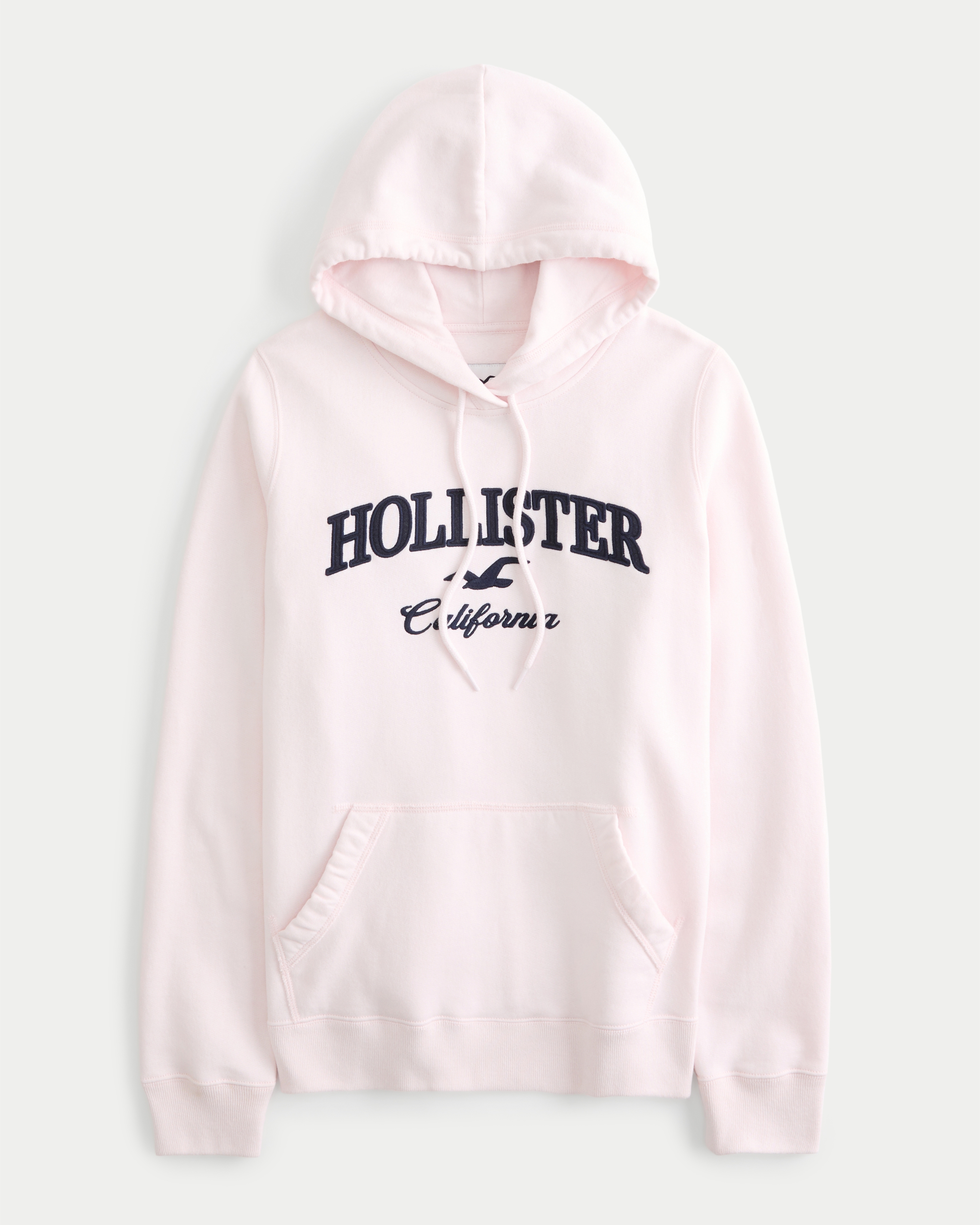 Hollister best sale logo hoodie