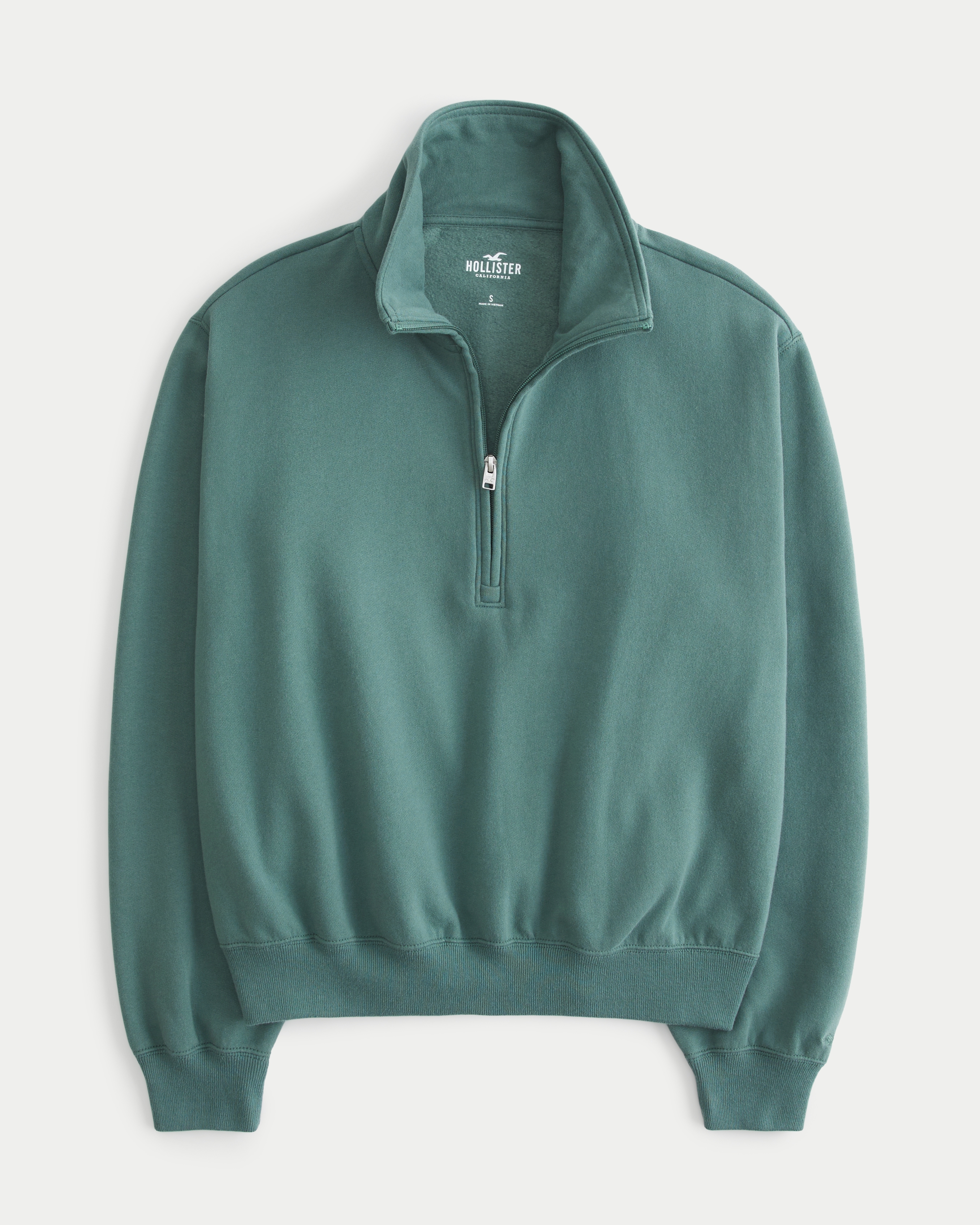 Hollister half best sale zip hoodie