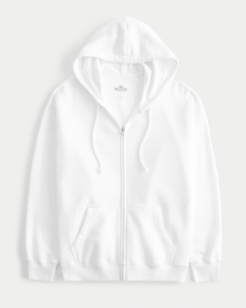Cute white zip up hoodie cheap