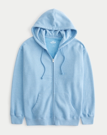 Light blue zip new arrivals up hoodie womens