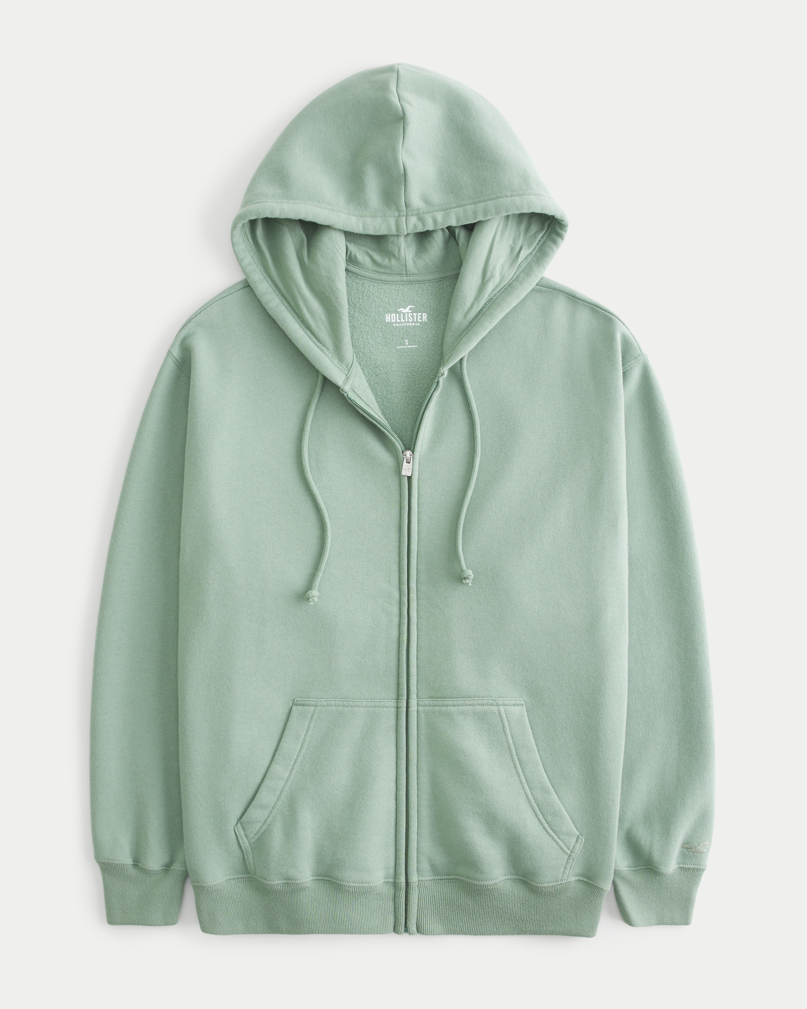 Hollister Gilly Hicks Oversized Zip-up Hoodie in Pink