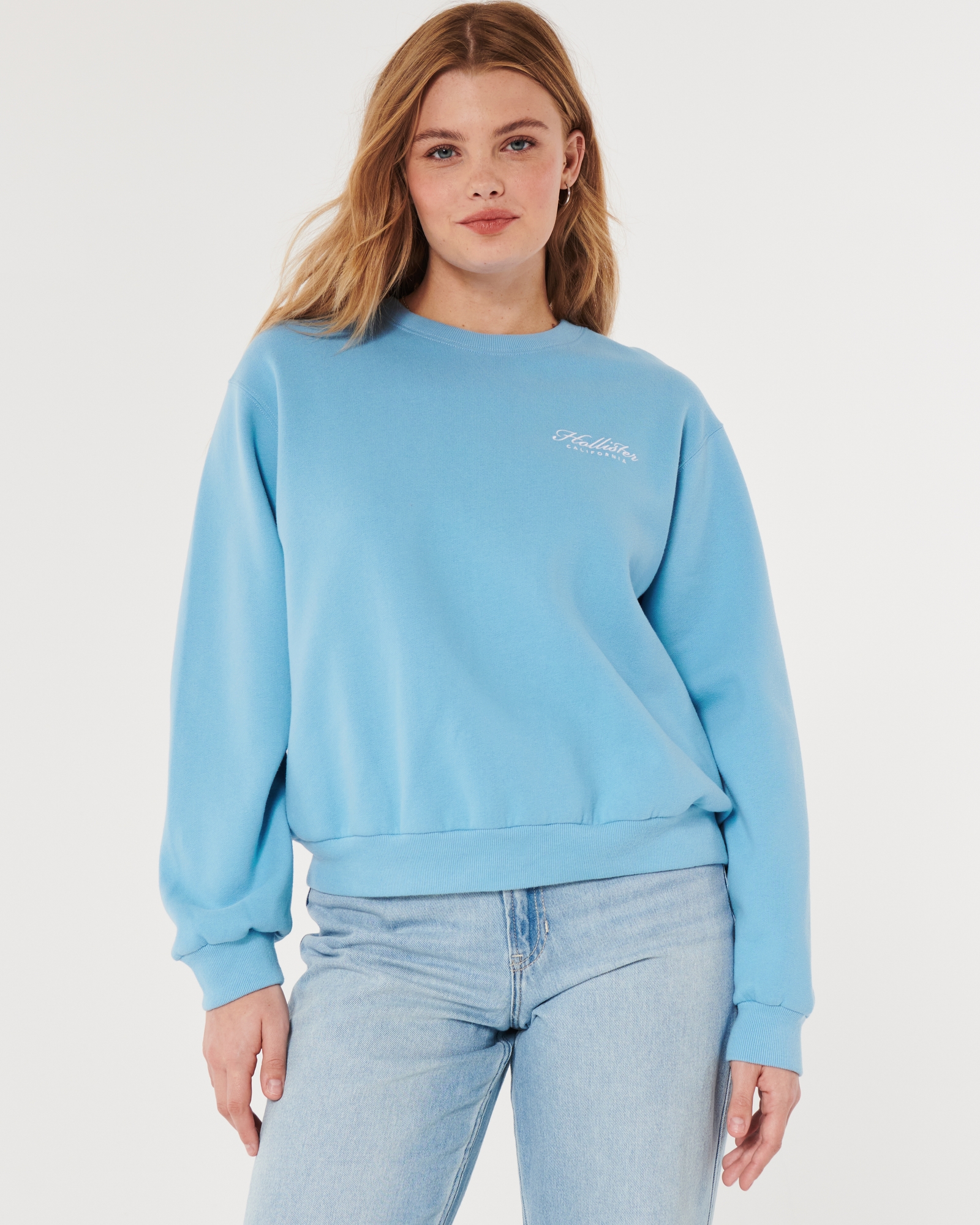 Hollister Wave Rescue Sweatshirt Medium Vintage Embroidery Hollister  Sweater Jumper Pullover Crewneck Blue Womens Size M -  Canada
