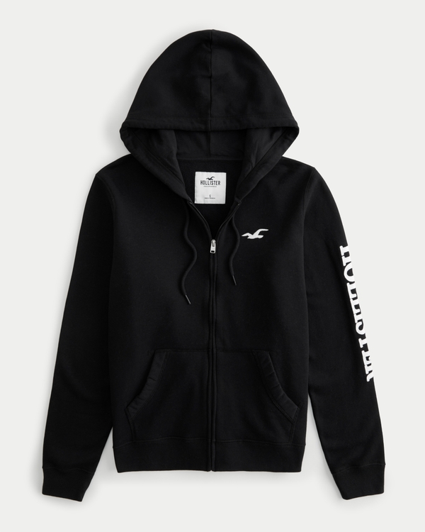 Hollister store zipper hoodie