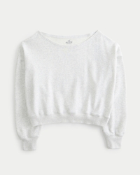 Women's Easy Terry Off-the-Shoulder Sweatshirt | Women's ...