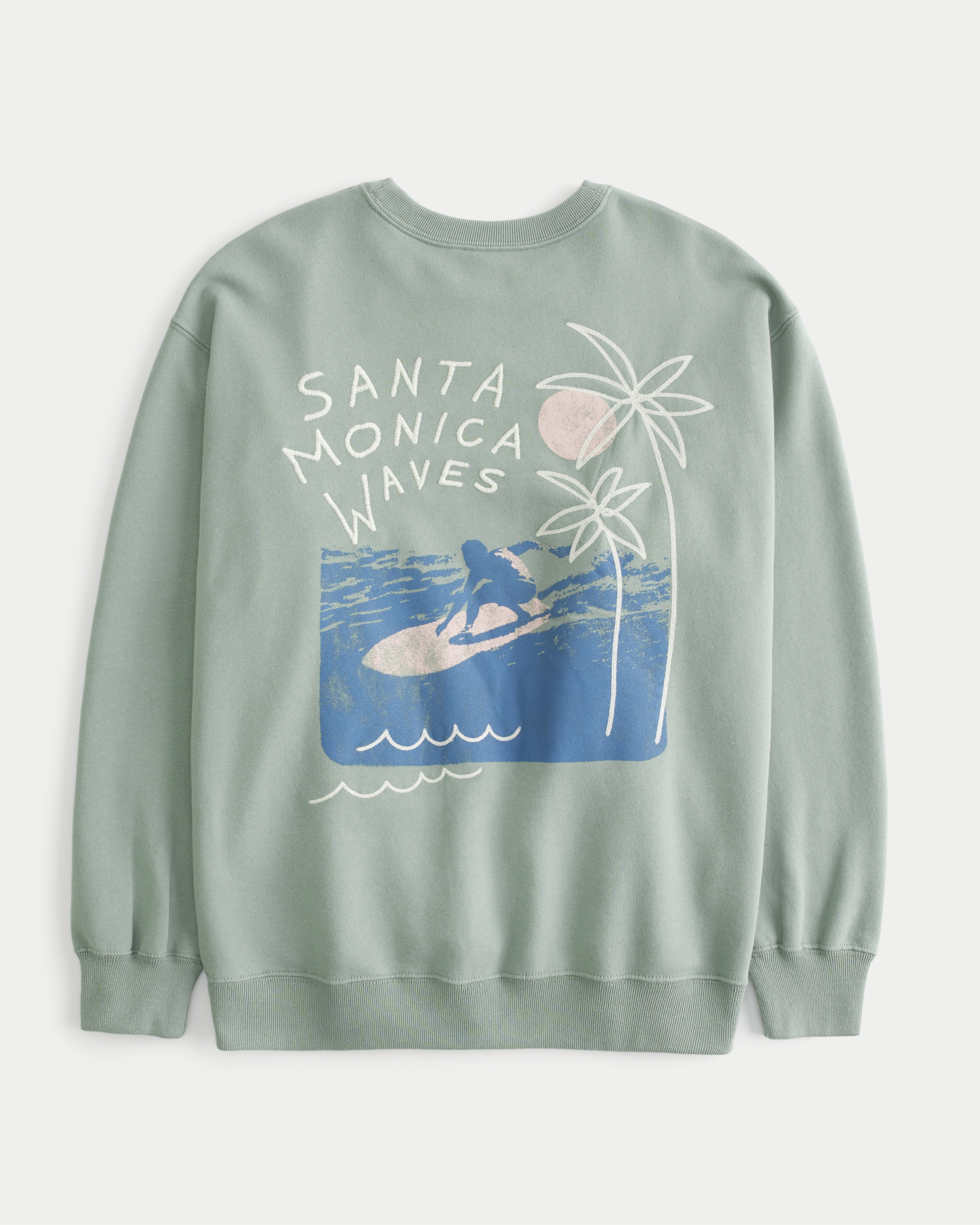 Washed green santa sales monica sweatshirt