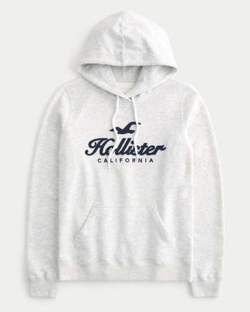 Hollister graphic sweatshirt in dark grey