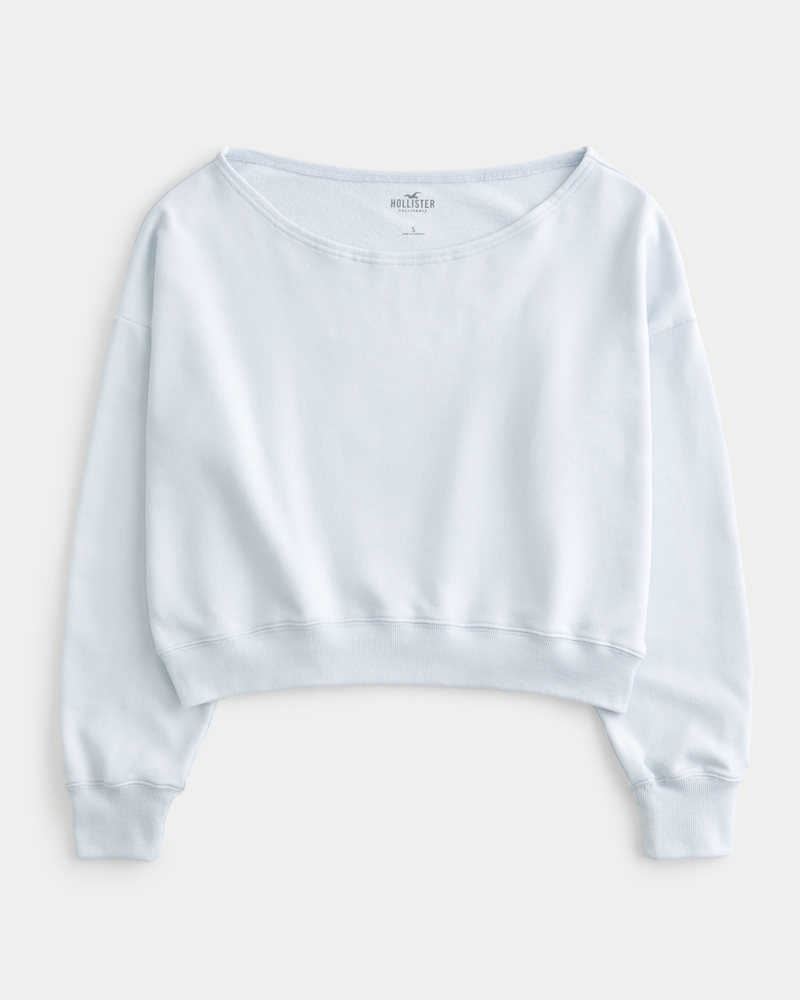 Hollister slouchy crew online neck sweatshirt