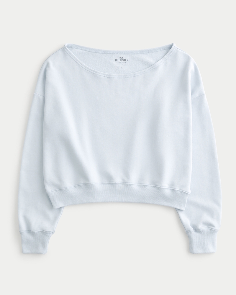 Hollister slouchy crew online neck sweatshirt