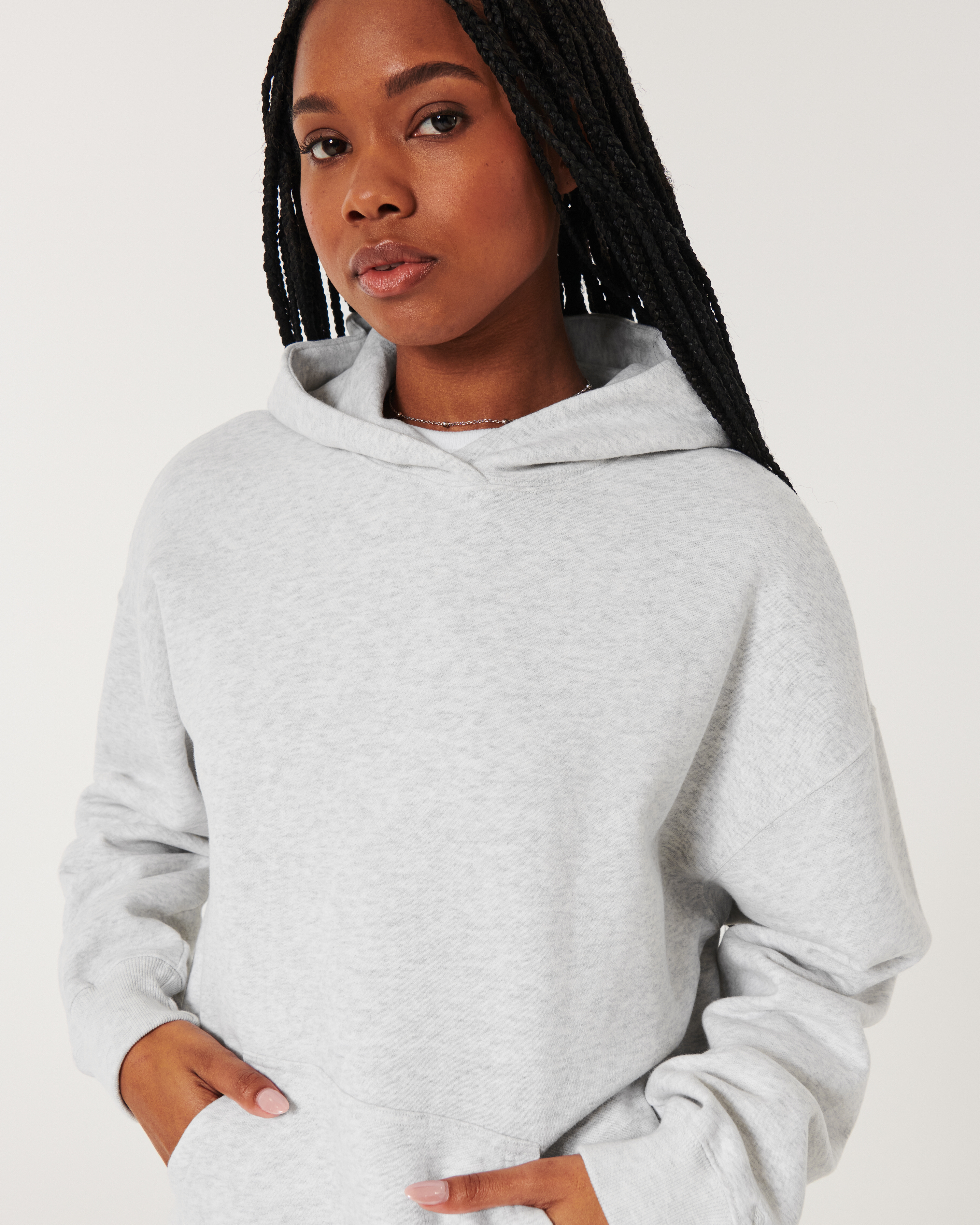 Oversized hoodie online hollister