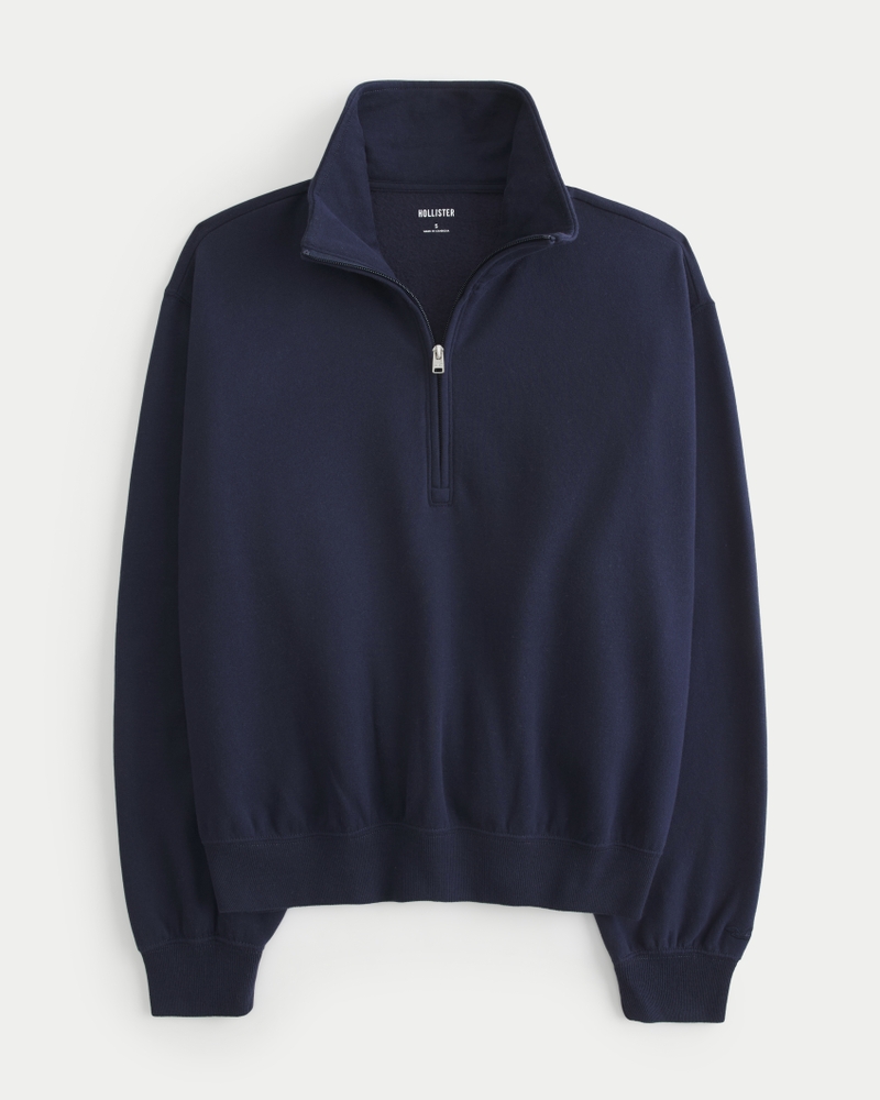 Hollister half zip sweatshirt sale