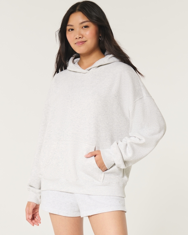 Hollister white hoodie online