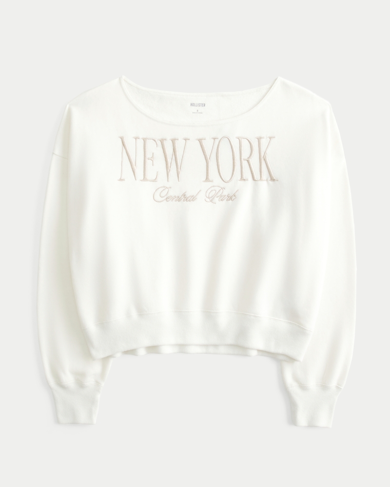 Hollister off the shoulder sweater best sale