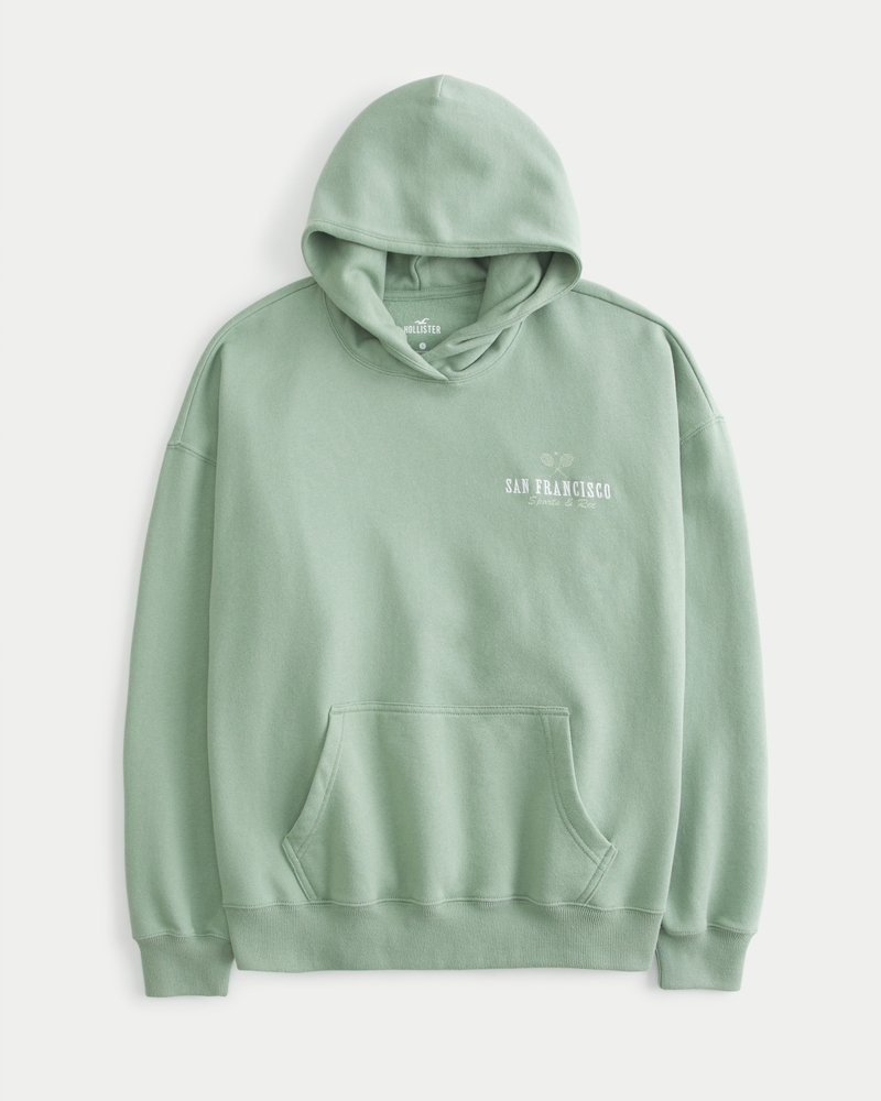 Oversized San Francisco Graphic Hoodie