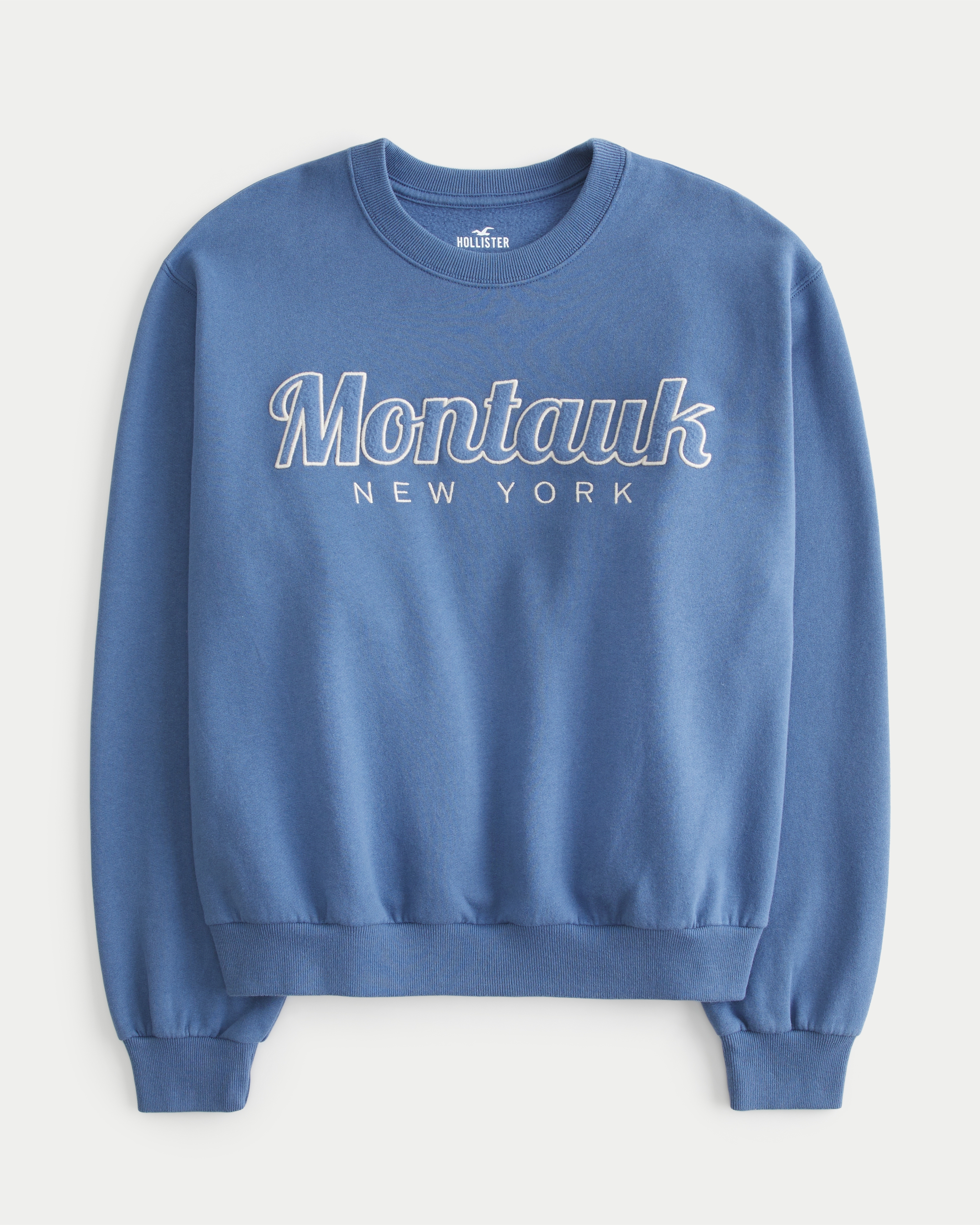 Easy Montauk New York Graphic Crew Sweatshirt