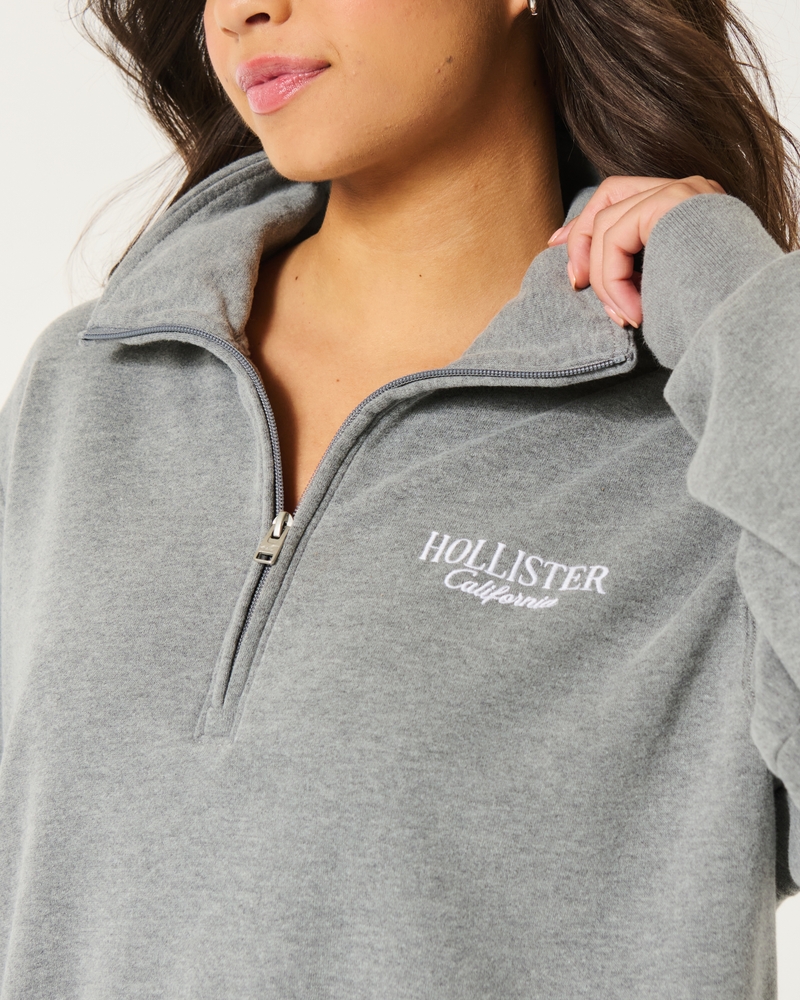 Easy Half-Zip Logo Sweatshirt