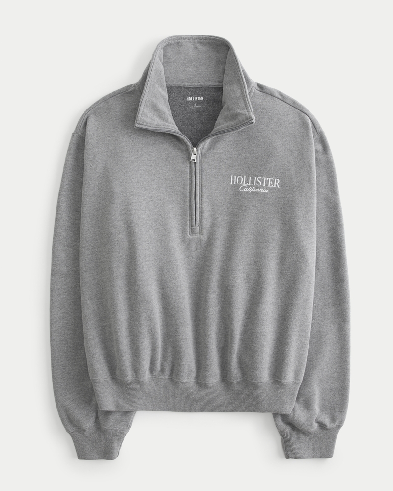 Easy Half-Zip Logo Sweatshirt