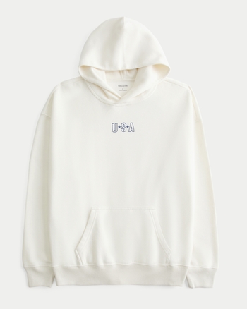 Hollister graphic hoodie on sale