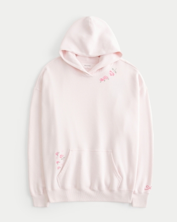 Women s Oversized Floral Graphic Hoodie Women s HollisterCo