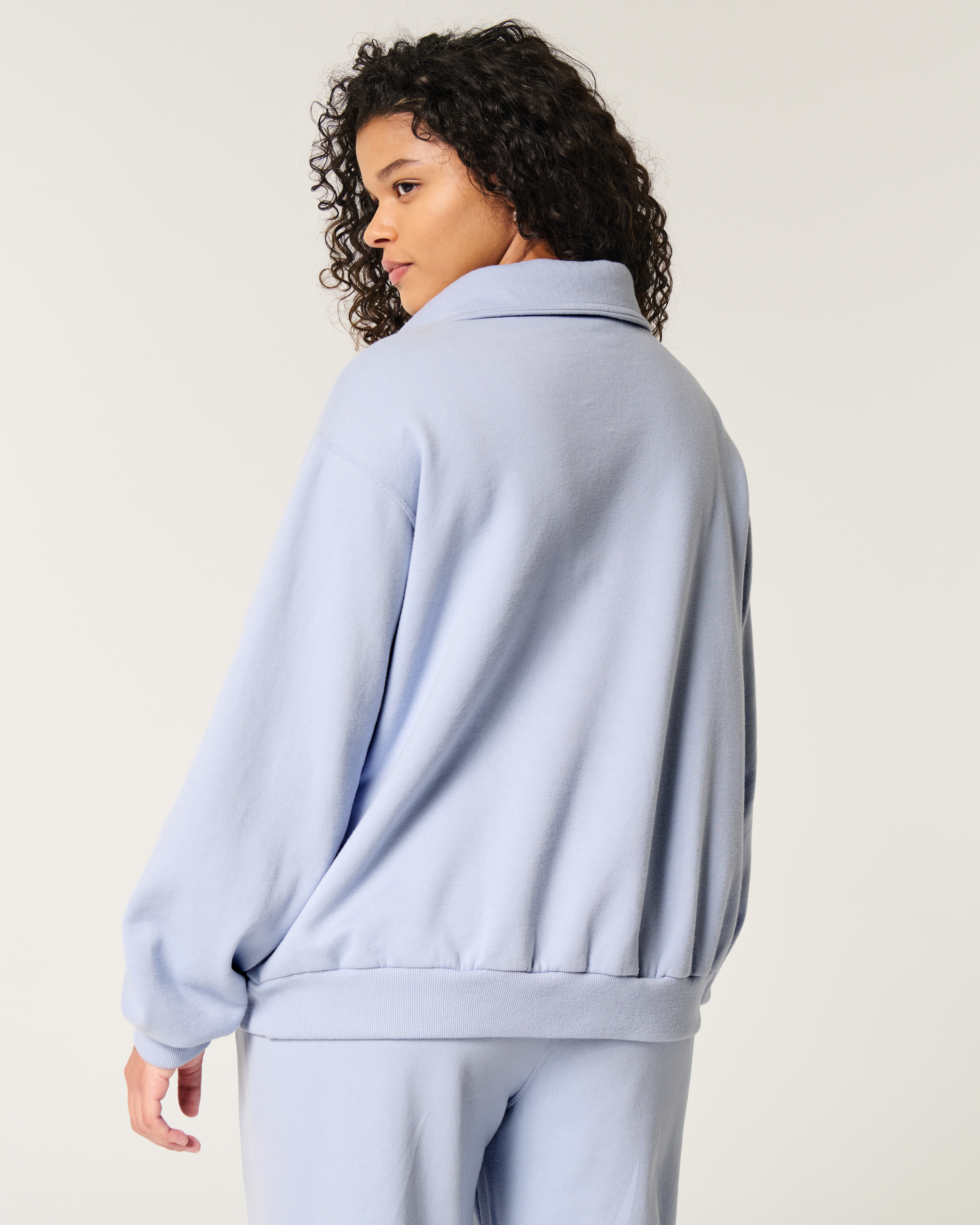 【1993studio】24FW★ Small Logo Half Zip-Up Collar Sweat ハーフジップ 1993studio(1993スタジオ) トップス(レディース