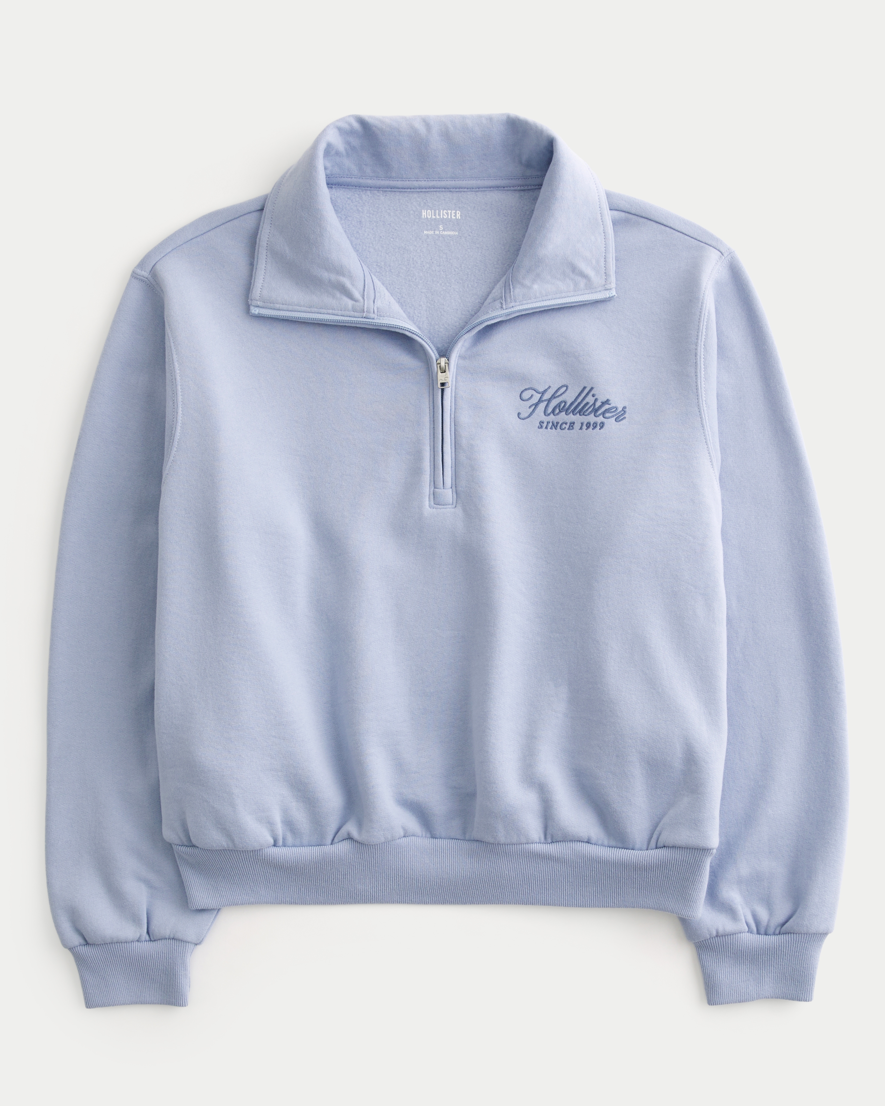 Half zip hollister best sale