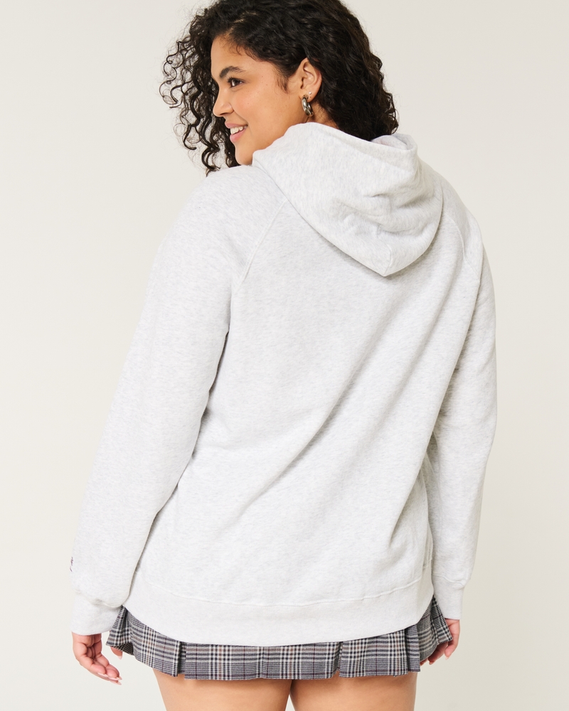 Oversized East Coast Graphic Hoodie