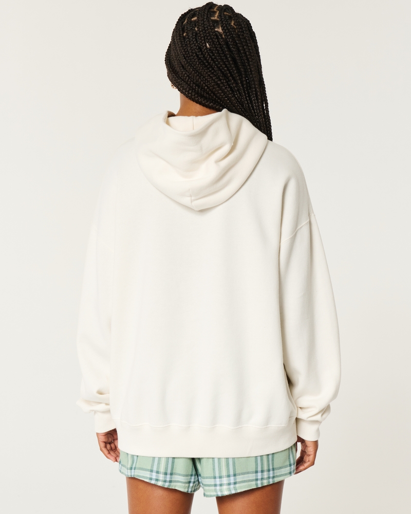 Oversized Monday Matcha Graphic Hoodie