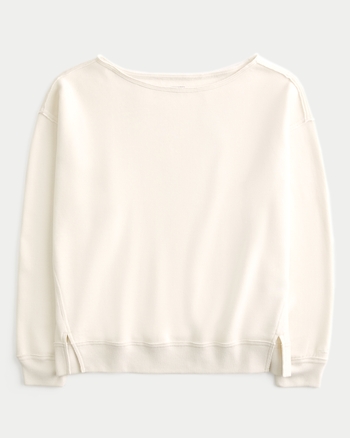 Women's Oversized Off The Shoulder Cotton Polyester Dress