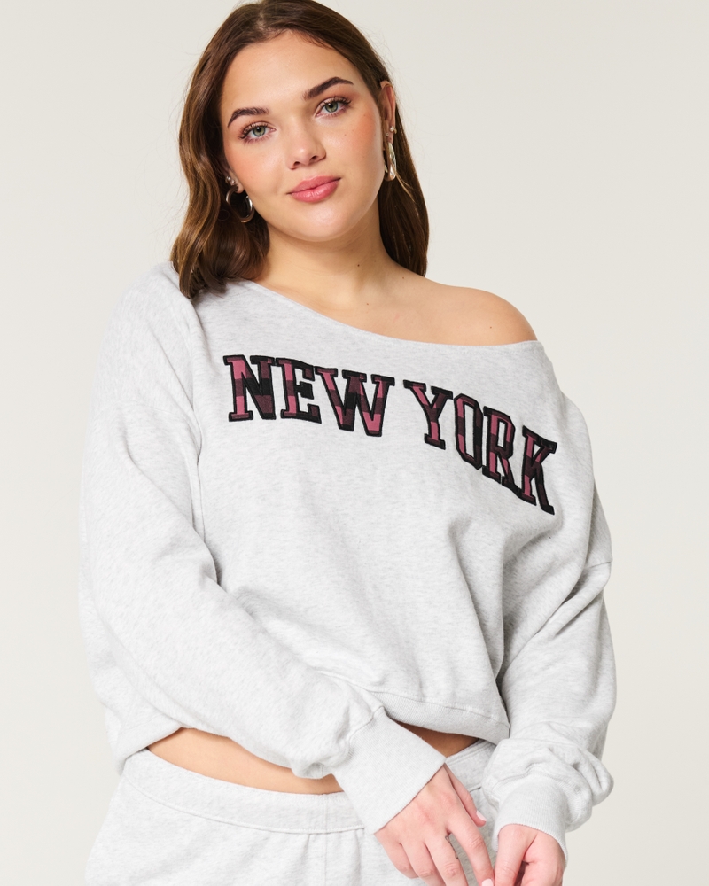 Oversized New York Graphic Sweatshirt