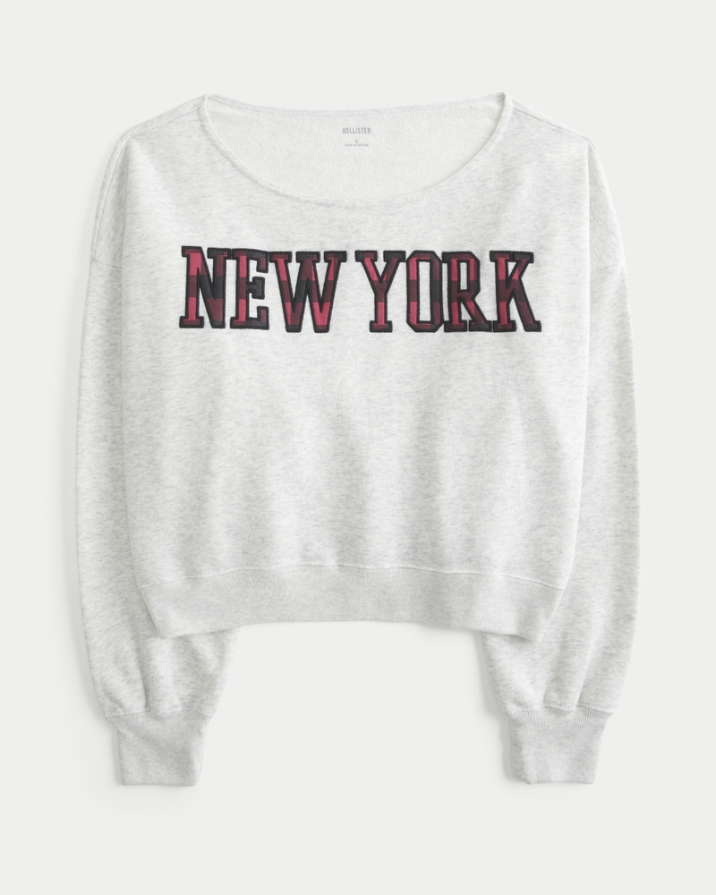Oversized New York Graphic Sweatshirt