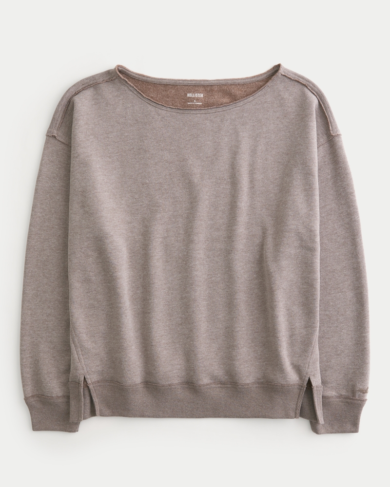 Hollister cold shoulder hoodie deals