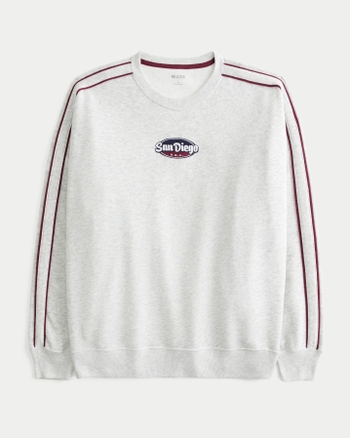 Women's Oversized San Diego Graphic Crew Sweatshirt