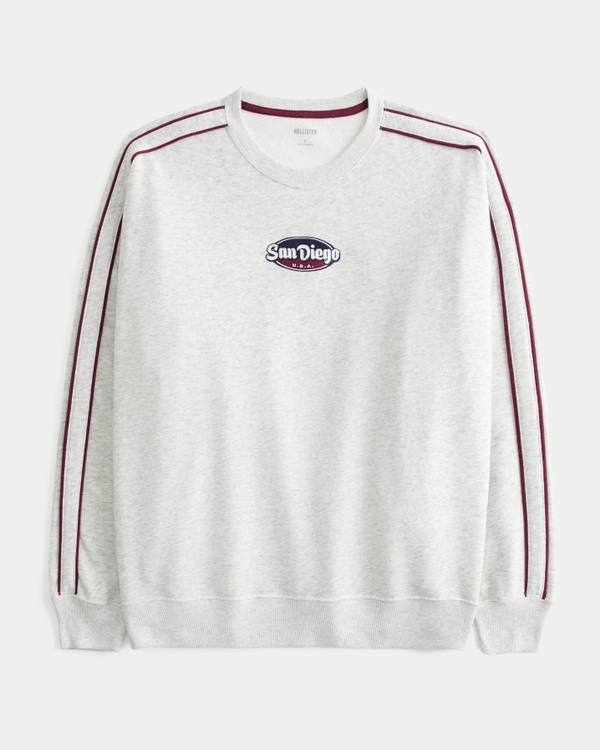 Women's Oversized San Diego Graphic Crew Sweatshirt Women's Oversized San Diego Graphic Crew Sweatshirt