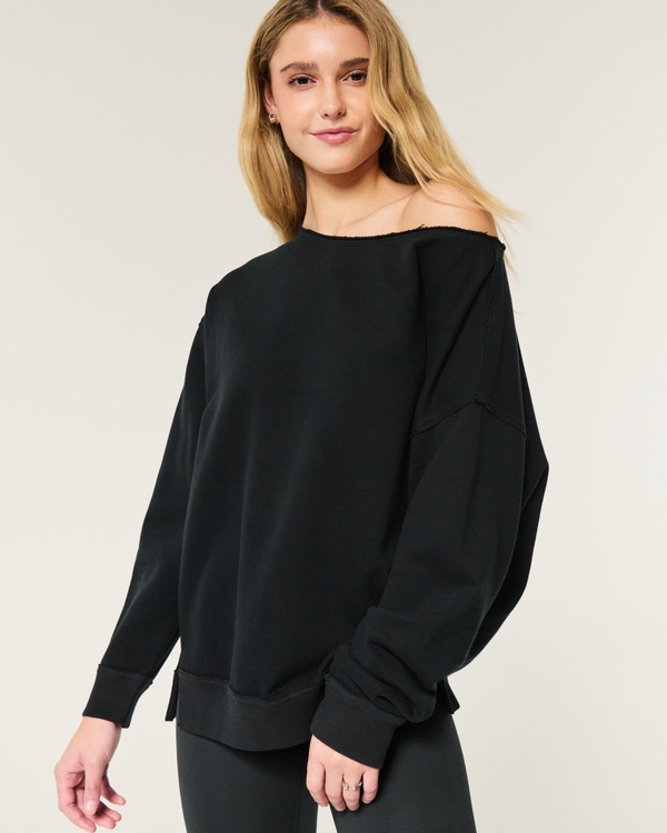 One shoulder sweatshirts best sale