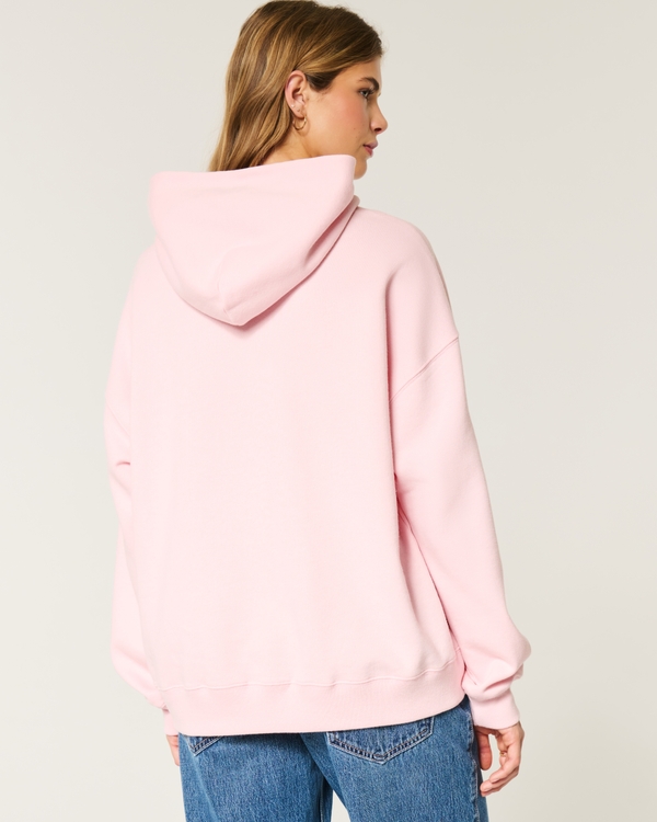 Hollister light pink hoodie sales