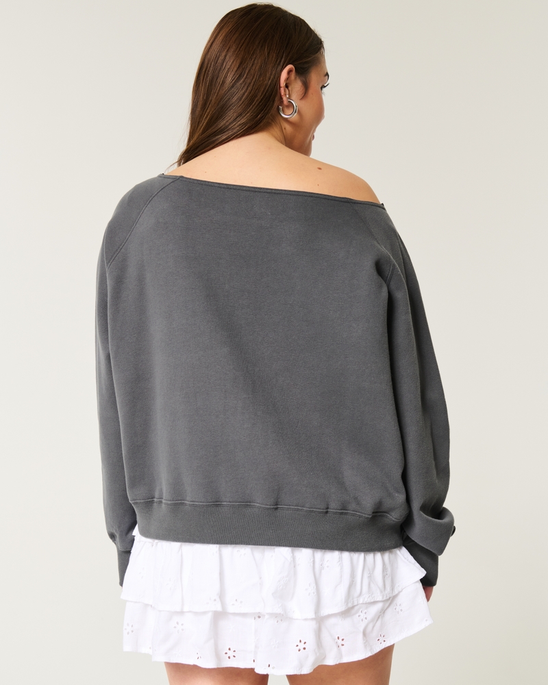 Easy Off-the-Shoulder USC Gamecocks Graphic Sweatshirt