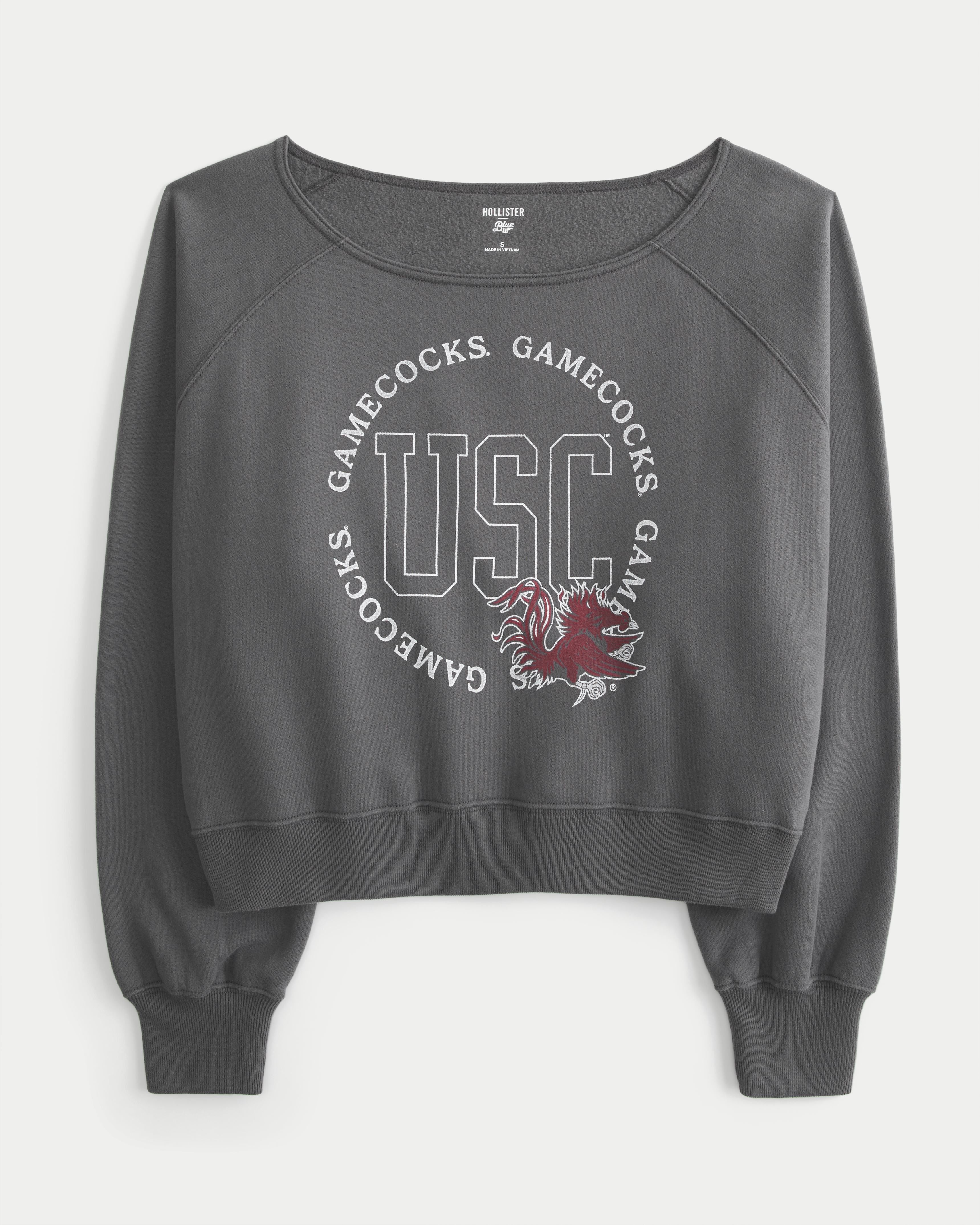 Easy Off-the-Shoulder USC Gamecocks Graphic Sweatshirt