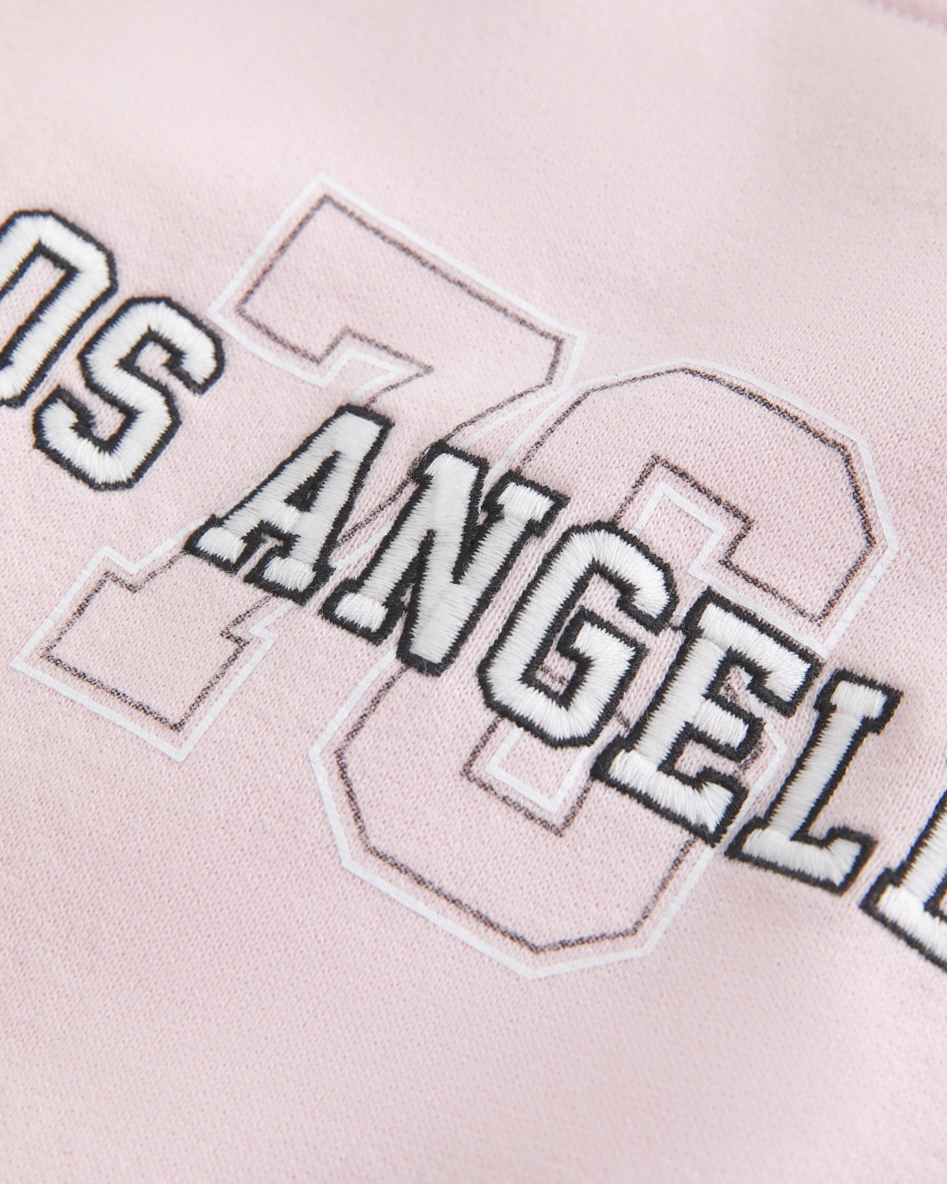 Easy Off-the-Shoulder Los Angeles Graphic Sweatshirt