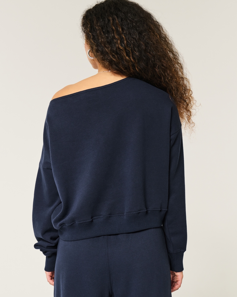 Easy Off-the-Shoulder Sweatshirt