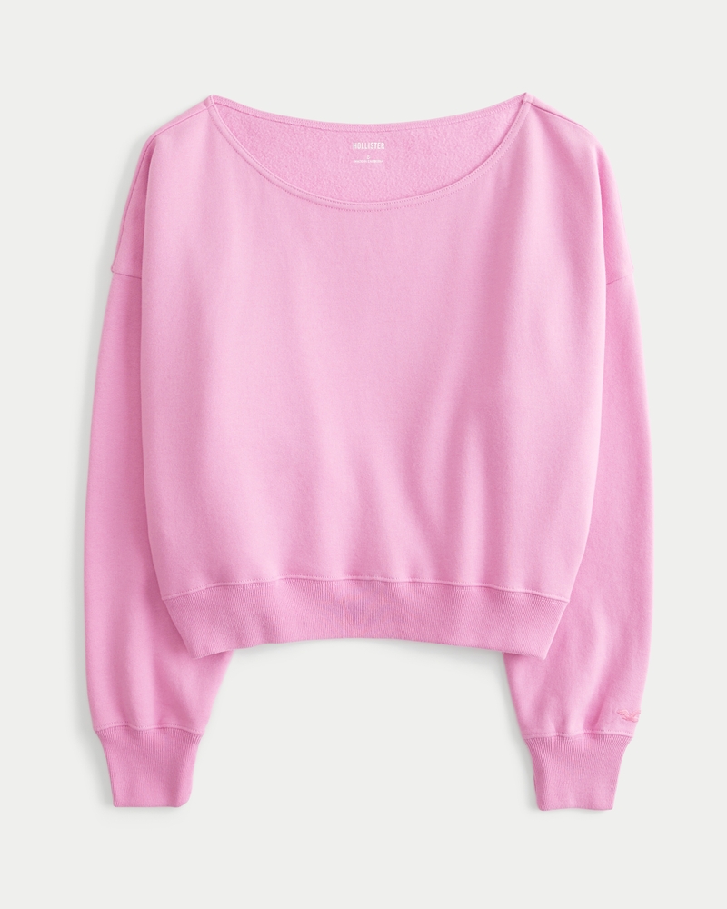 Easy Off-the-Shoulder Sweatshirt