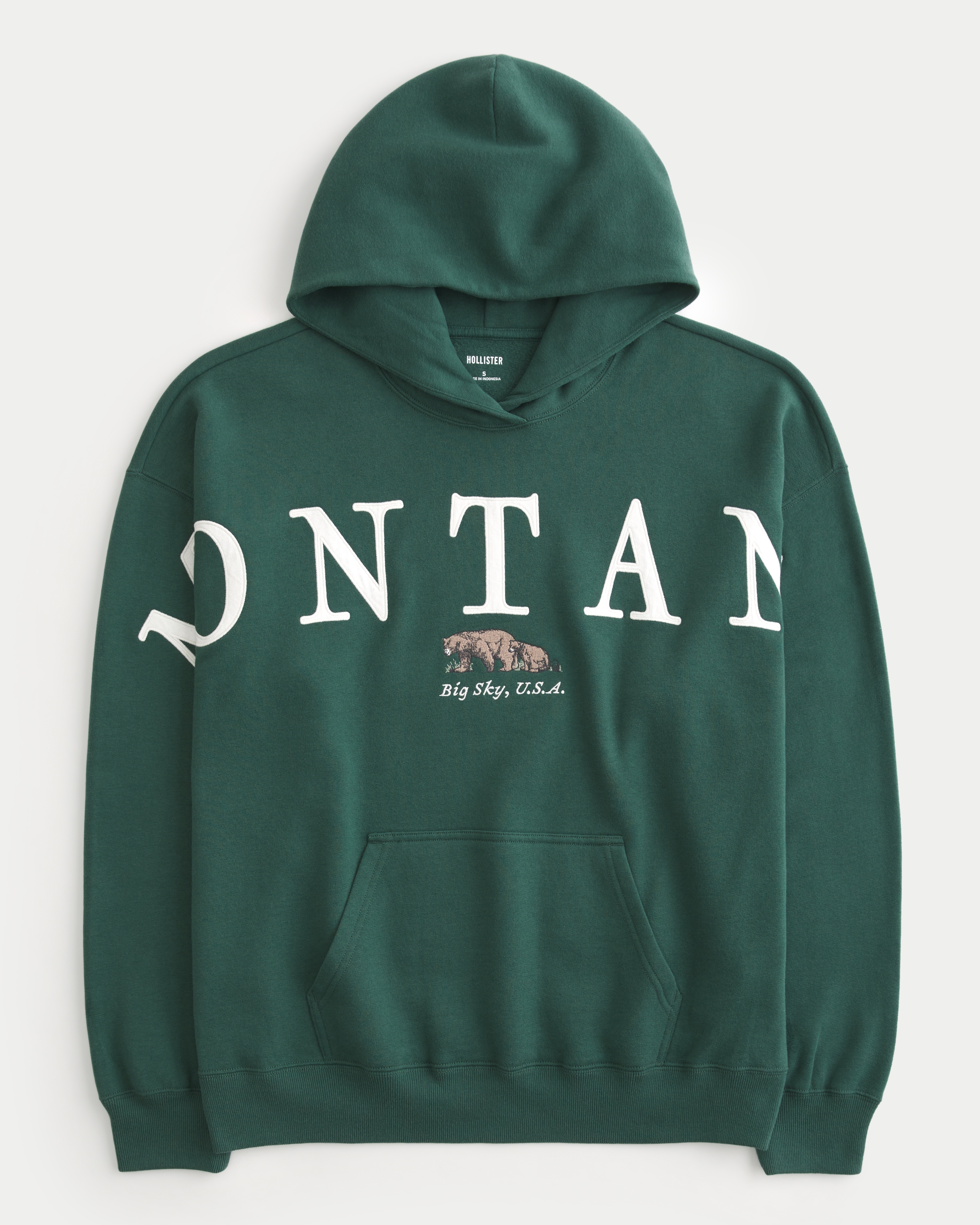 Oversized Montana Graphic Hoodie